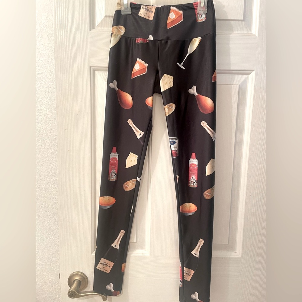 Goldsheep Thanksgiving leggings XS